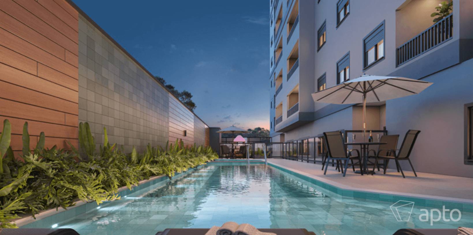 Fachada do empreendimento Raro Prime Condomínio Clube