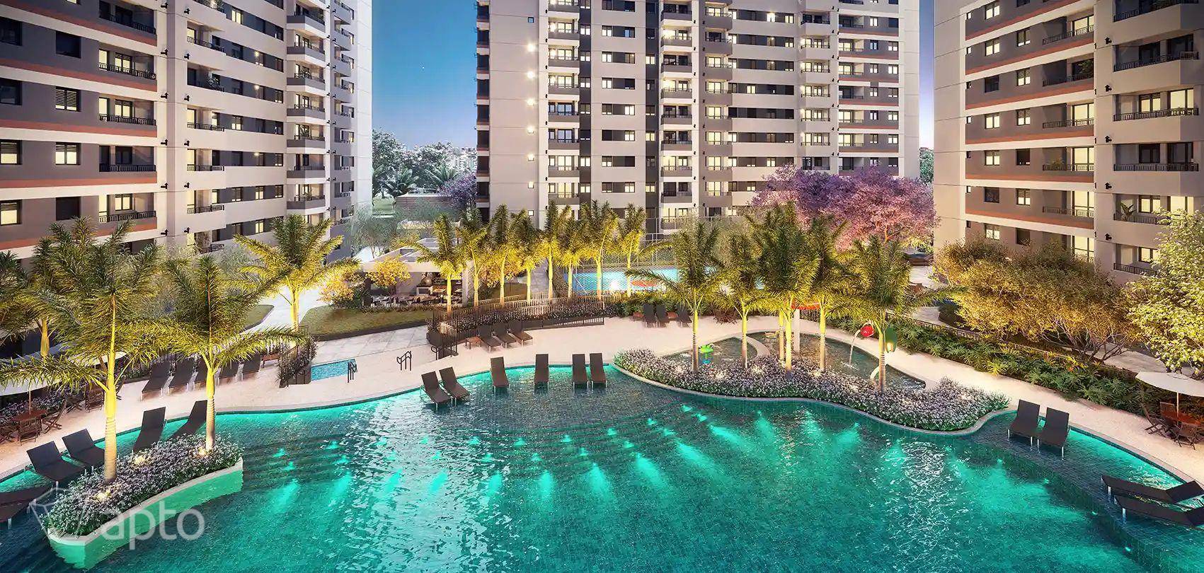 Fachada do empreendimento Breeze Home Clube